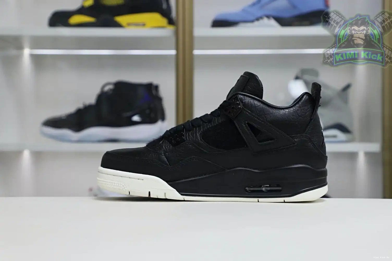 Jordan black retro Kimikick ponyhair 4 Jordan Air 0413
